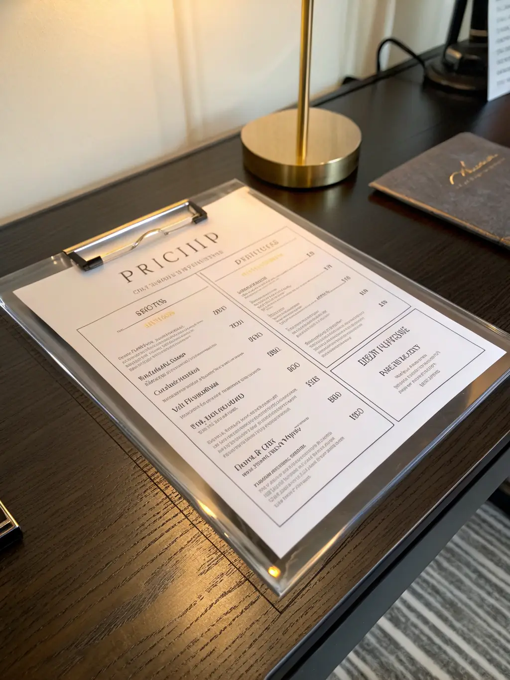 A clear and simple invoice showing competitive pricing for a painting job, emphasizing PanFix's commitment to affordability.